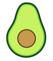 Vector Avocado Free Transparent Image HQ - Free PNG