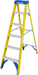 Werner 6 Rung Step Ladder - Ladder Png