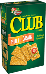 Keebler Club Multi - Grain Crackers Keebler Club Crackers Club Multigrain Crackers Png