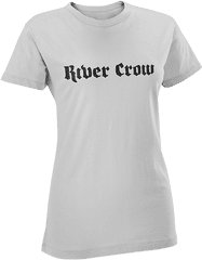 Women T - Shirt River Crow Logo White Active Shirt Png