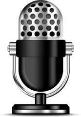 Clipart Microphone Transparent Png - Podcast Microphone Transparent