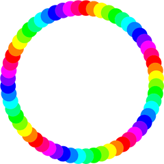 Rainbow Circle Clipart - Rainbow Circle Clipart Png