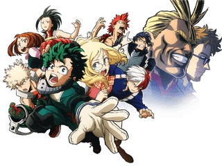 Two Heroes Hd - Boku No Hero Academia Png