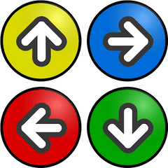 Direction Arrows - Google Search In 2020 Arrow Direction Clipart Png
