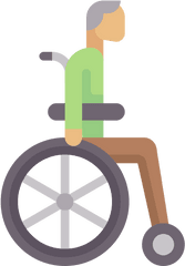 Wheelchair - Free People Icons Active Png