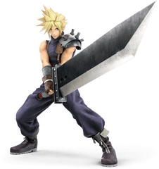 13 Cloud Strife Art - Art Abyss Final Fantasy Cloud Smash Png