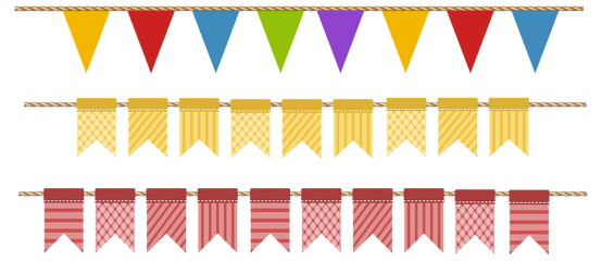 Bunting Banner Garland - Free Image On Pixabay Clip Art Png