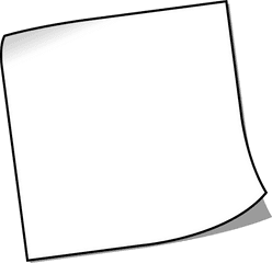 Free Post It Note Png Download - Blank Letter Paper Png