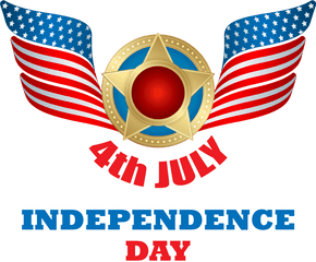 4th Of July Transparent Clip Art Png Image - Flag Of The United States