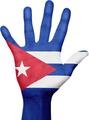Bandera De Cuba Png - Cuban Flag On Hand