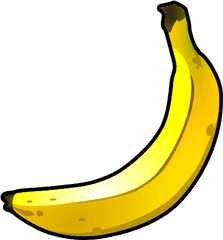 Clipart Banana Transparent Free For Download - Yellow Banana Printable Png