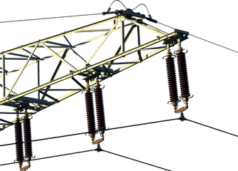 Transparent Power Lines Png Clipart - Over Head Wire Line Transparent