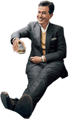 Business Sitting Man Transparent Png - Stephen Colbert No Background