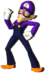 Mario Waluigi Transparent Png Image - Waluigi In Mario