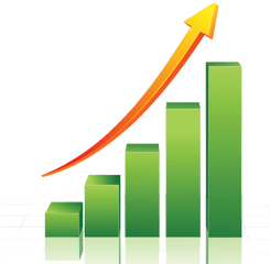 Arrow Audit Bar Chart Business Sales Graphics Png - Sales Increase Chart