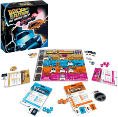 Travel Back To The Future With This New Game From Ravensburger - Back To The Future Dice Through Time Board Game Png