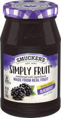 Simply Fruit Seedless Blackberry - Smuckers Black Raspberry Jam Png