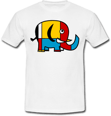 Menu0027s White Elephant T - Shirt From Laughing Lion Design Portable Network Graphics Png