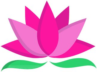 Lotus Leaf Flat - Dibujo Flor De Loto Animada Png