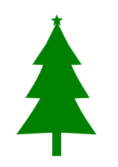 Transparent Download Evergreen Trees - Silhouette Christmas Tree Clipart Png