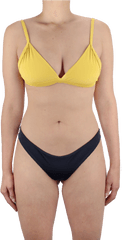 Midnight Salvador High Cut Bikini Bottom - Bikini Png