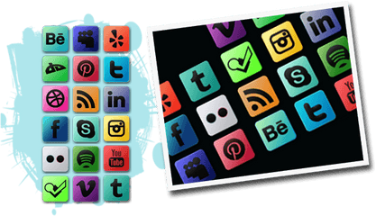 Best Social Media Icon Sets For - Technology Applications Png