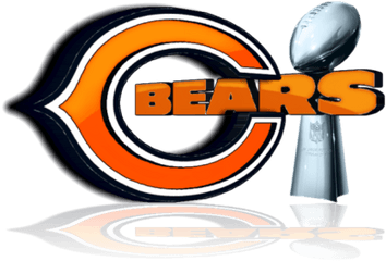 Montage - Chicago Bears 3d Logo Hat Png