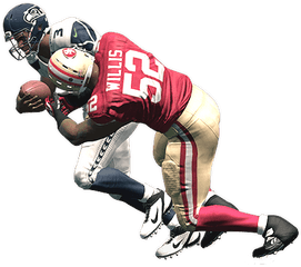 Madden Png 3 Image - Football Player Tackling Png