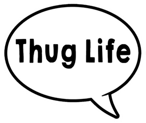 Thug Lifewatch Me Whip Speech Bubble - Thug Life Text Bubble Png