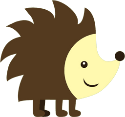 Transparent Background Woodland - Transparent Background Woodland Hedgehog Clipart Png