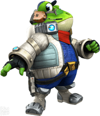 Download 1851 - Star Fox Zero Slippy Toad Png Image With Star Fox Zero Slippy