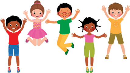 Download 15 Children Fun Clipart Png For Free - Kids Jumping Clip Art