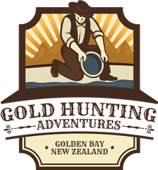 Gold Panning Hunting Adventures Golden Bay New Zealand - Clip Art Png