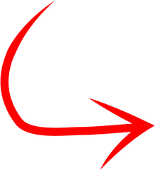 Curved Arrow Png Image Free Download - Red Curved Arrows Png