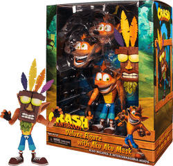 Crash Bandicoot 7 Scale Action Figure Ultra Deluxe - Imagenes De Crash Bandicoot Png