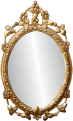 Golden Mirror Frame Png Free Download Arts - Transparent Mirror Clipart