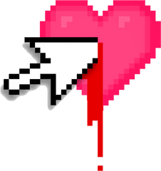 Pixel Heart Png - Love Heart Pixel Art