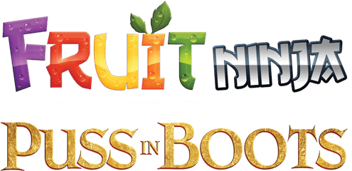 Fruit Puss In Boots - Fruit Ninja Puss In Boots Logo Png