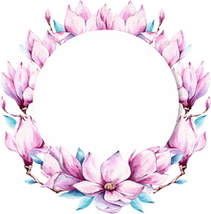 Magnolia Clipart Wreath Png