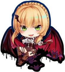 Chibi - Chibi Anime Vampire Girl Png