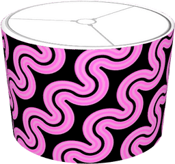 Download Pink Wavy Lines - Lampshade Png Image With No Bangle