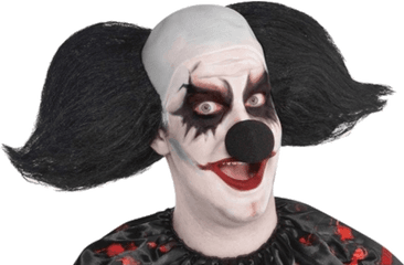 Adult Black Clown Nose - Clown Freak Png