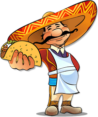 Mexican Man Png Image - Mexican Food Clip Art