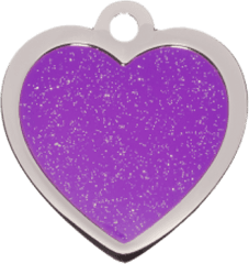 Download Purple Sparkle Heart Small - Heart Full Size Png Heart