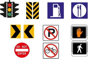 Free Icons Png Design Of Road Signs - Car Ride Scavenger Hunt