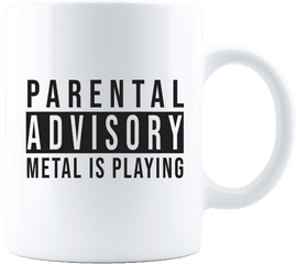 Parental Advisory Mug - Beer Stein Png