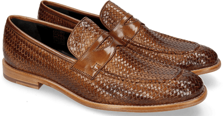 44 Haring Bone Weave Tan Lining Nappa - Melvin Hamilton Eddy 44 Png