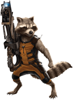 Raccoon Cartoon Rocket Free Download PNG HD