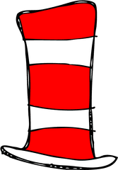 Hat Png - Transparent Cat In The Hat Hat Png