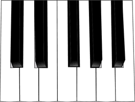 Piano Keyboard Free HD Image - Free PNG